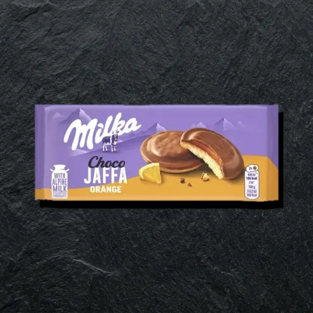 Milka dessert orange