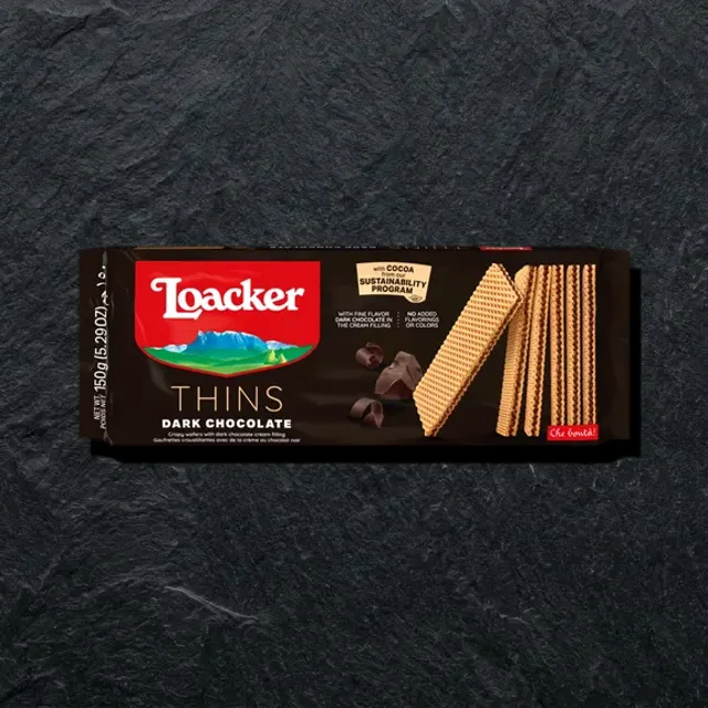 Loacker Thins Fondente