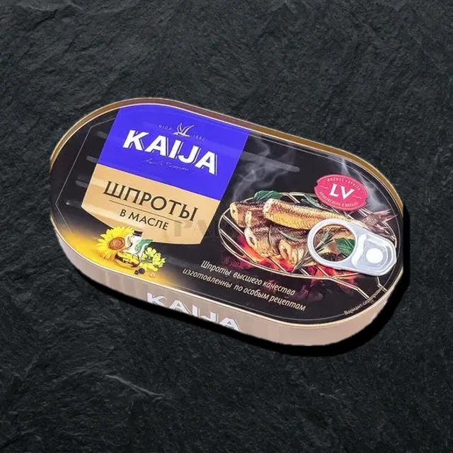 Kaija shprotlari, yog‘da