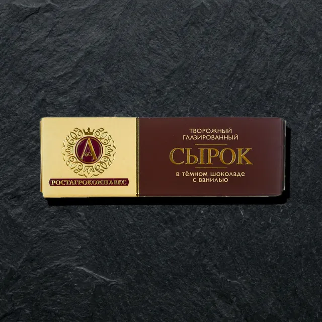 Qora shokoladdagi tvorog sirki