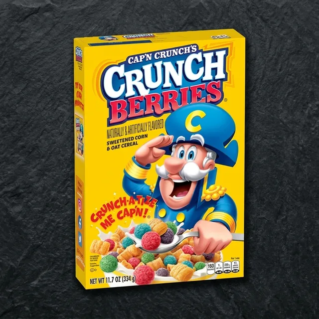 Cap'n Crunch's Berries makkajo‘xori va suli yormalari 334 g