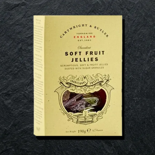 Soft fruit jellies 190g