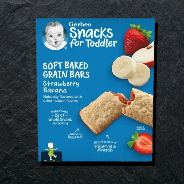 Gerber Grain Bars Strawberry Banana